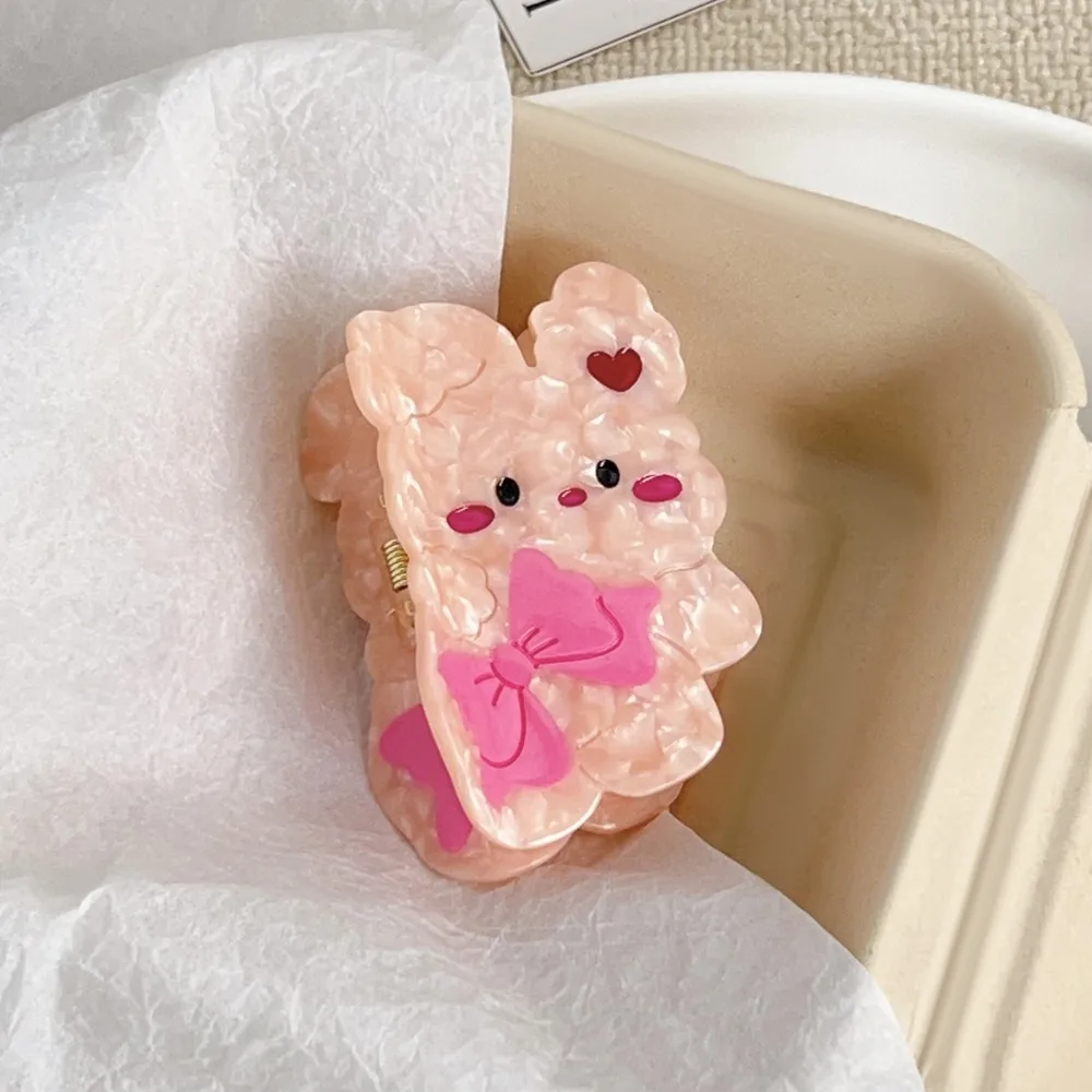 

Fashion Acetic Acid Acetate Cat Hair Claw Rabbit Puppy Cartoon Hair Clip Headdress Y2k Shark Clip Female