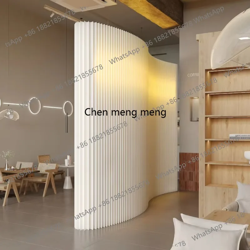 Customized Paper Partition Divider Folding Portable Paper Against Wall Exhibition Store Display Rack for Event Party Living Room