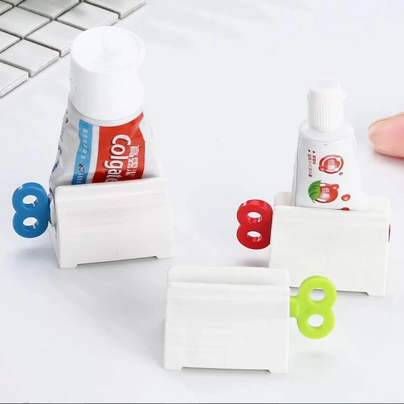 Toothpaste Squeezer Device Multifunctional Dispenser Facial Cleanser Clips Manual Lazy Tube Tools Press Bathroom Accessories