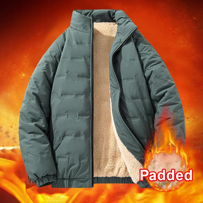 M-8XL Winter Windproof Warm Thick Fleece Jackets Men Fashion Casual Coat Male Outwear Outdoor Classic Warm Loose Plus Size