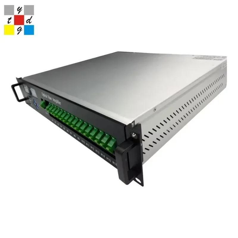 

2025/Hotsell 8/16/32/64 port 1550nm 22dbm catv cable EDFA Optical Amplifier