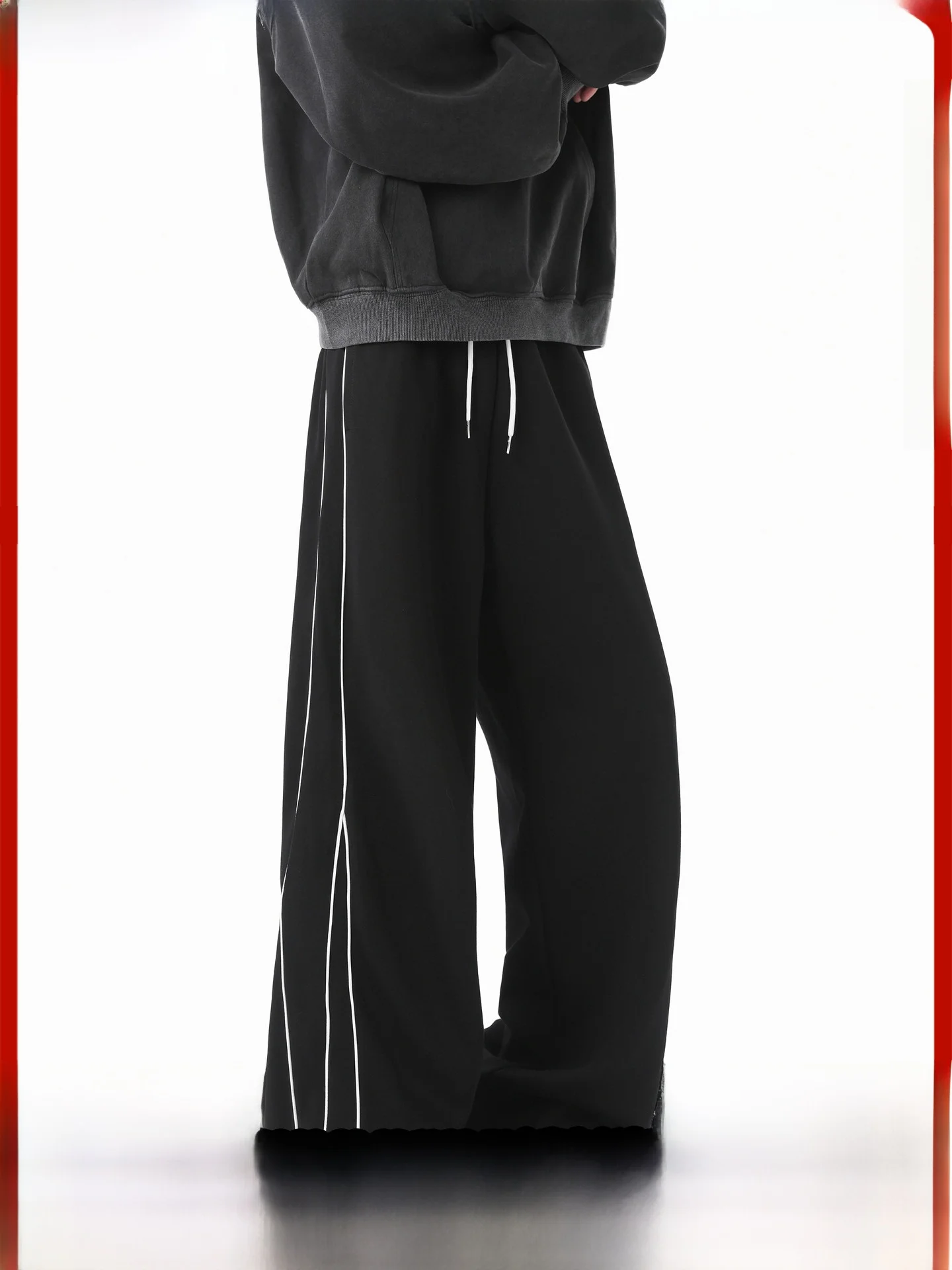 

Мужские повседневные брюки-карго свободного кроя с широкими штанинами и эластичным поясом, осенние, в американском стиле, молодежный тренд