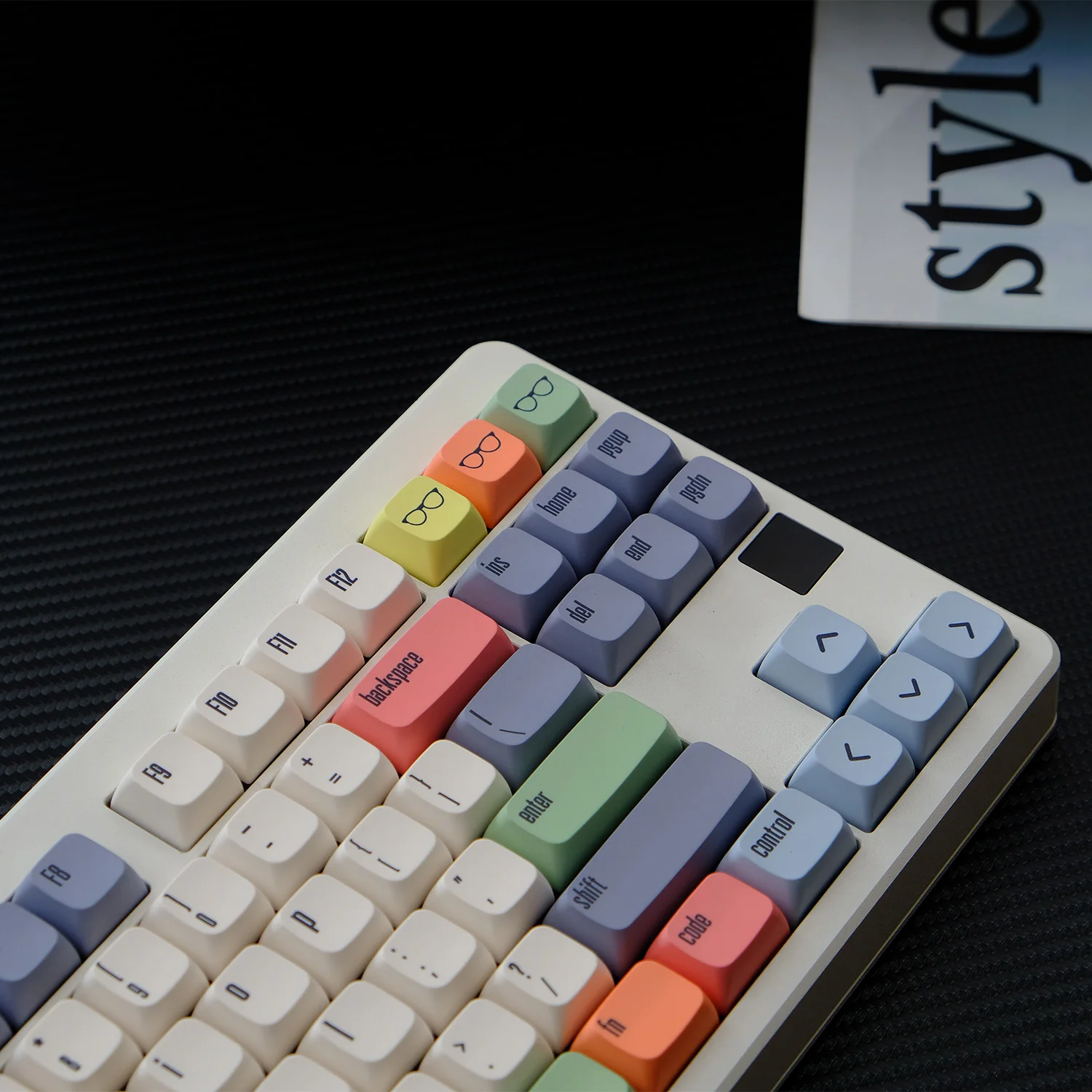 115 Keys GMK Canvas Keycaps Dye Sub Keycap XDA PBT For Mechanical Keyboard Gaming 75% Color Key Caps Minimalism Retro Custom DIY