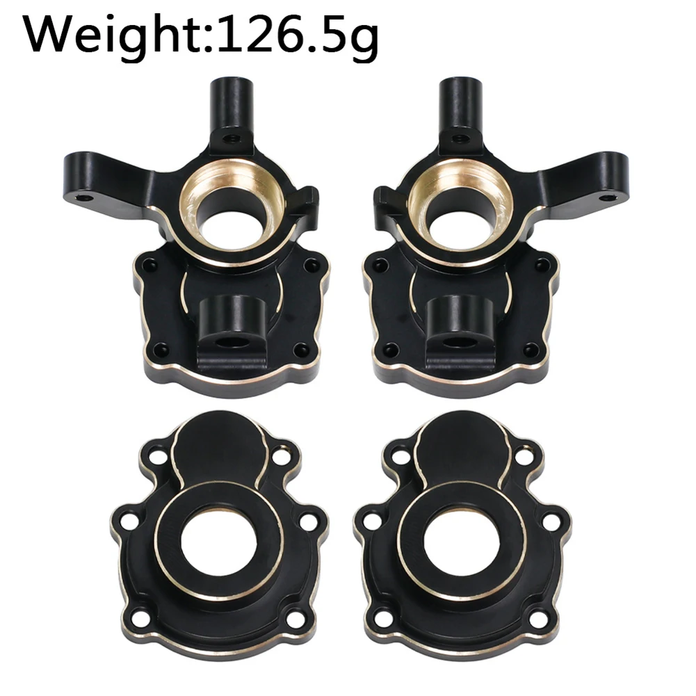 

Для FMS 1/10 FCX10 K5 RC латунь черное золото замена передней чашки рулевого управления