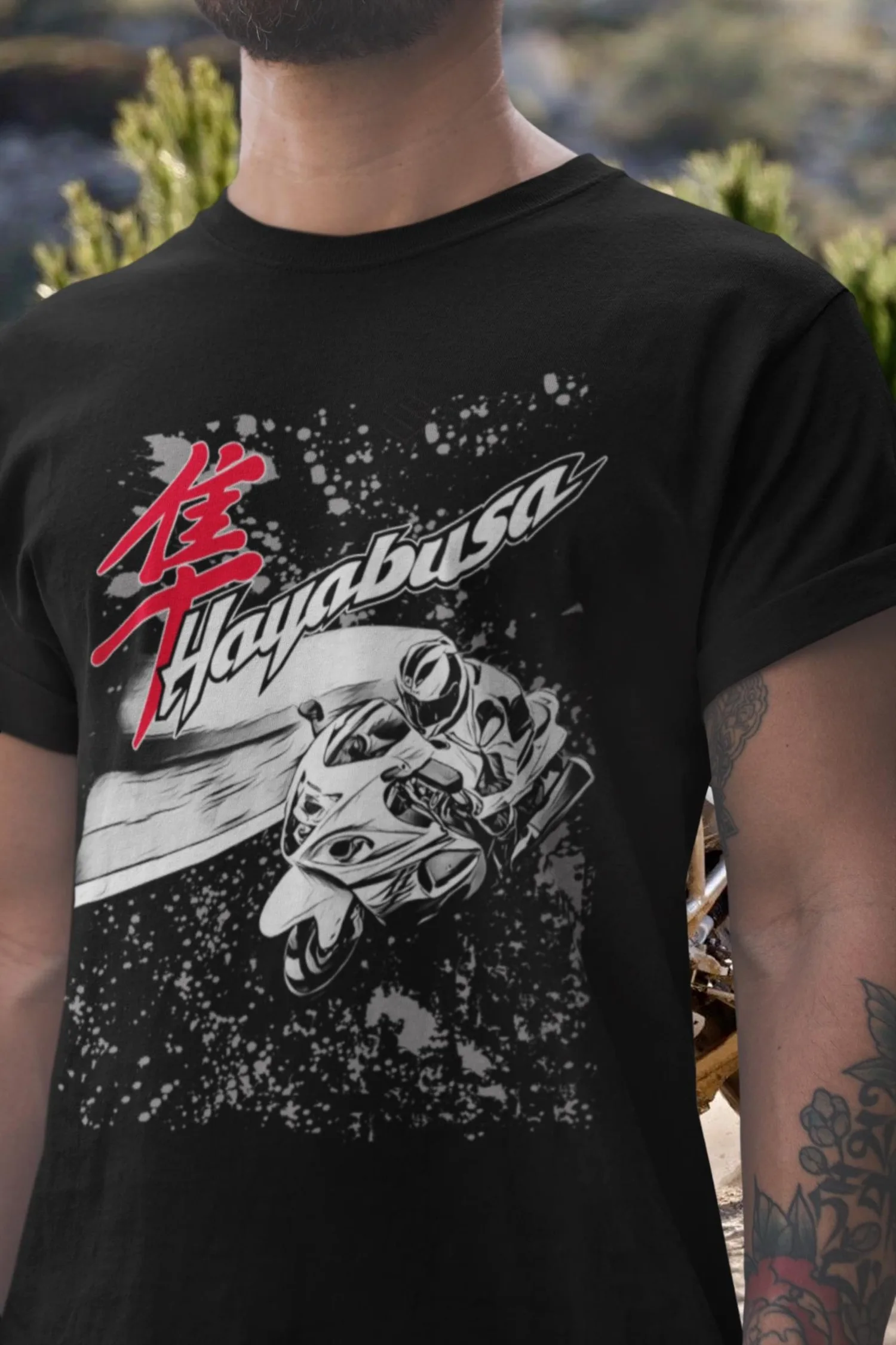 

199@EY S.uzuki Hayabusa T Shirt GSX1300R Hypersport Motorcycle Tee Busa Fan Gift Ultimate Speed Legend Apparel Fastest Productio