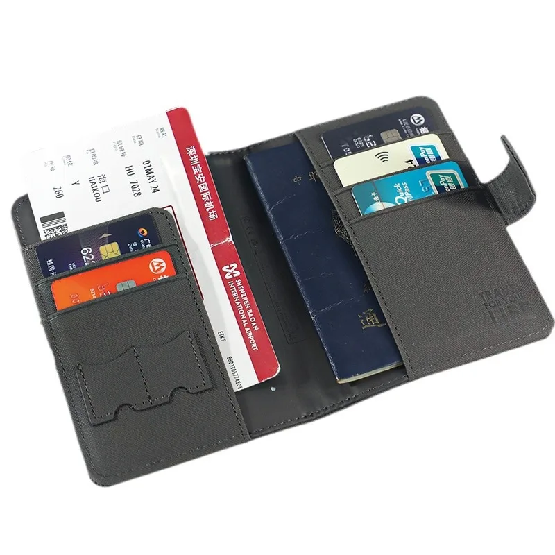 

Anti-lost Passport Holder Multifunctional Overseas Travel Document Card Bag Global Positioning Tracking Storage Cover