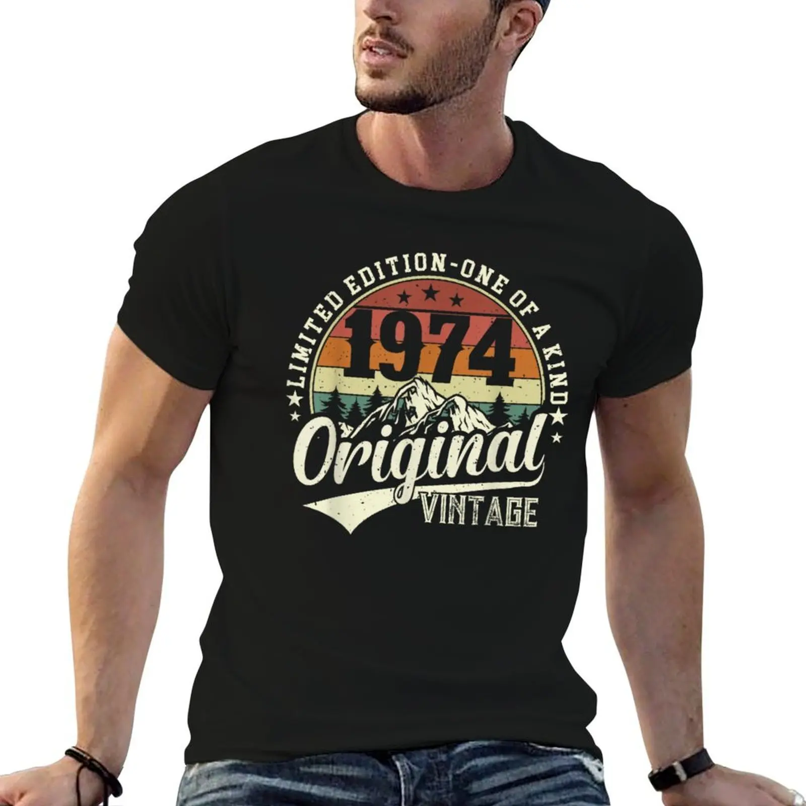

1974 Original Vintage Limited Edition T-Shirt funny t shirts man men t shirt cotton 100% T-Shirt