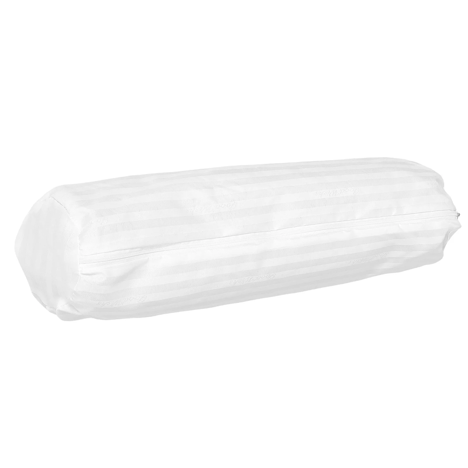 

Roll Zip on Pillowcase 20 X 80 Cm White Cylindrical Pillow Inner Sleeve Cover Soft Comfortable Breathable Fabric Removable Liner