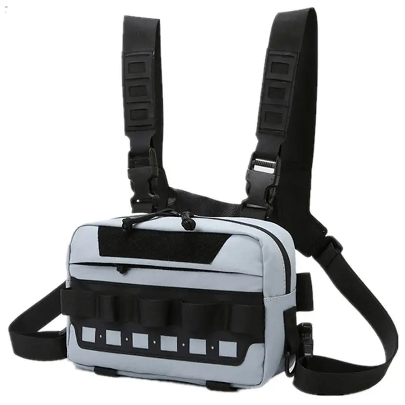 

A95D-Fishing Chest Bag Outdoor Fishing Chest Bag Men Pouch Backpack Camping Hiking Women Lure Chest Vest Sports Cycling Daypack