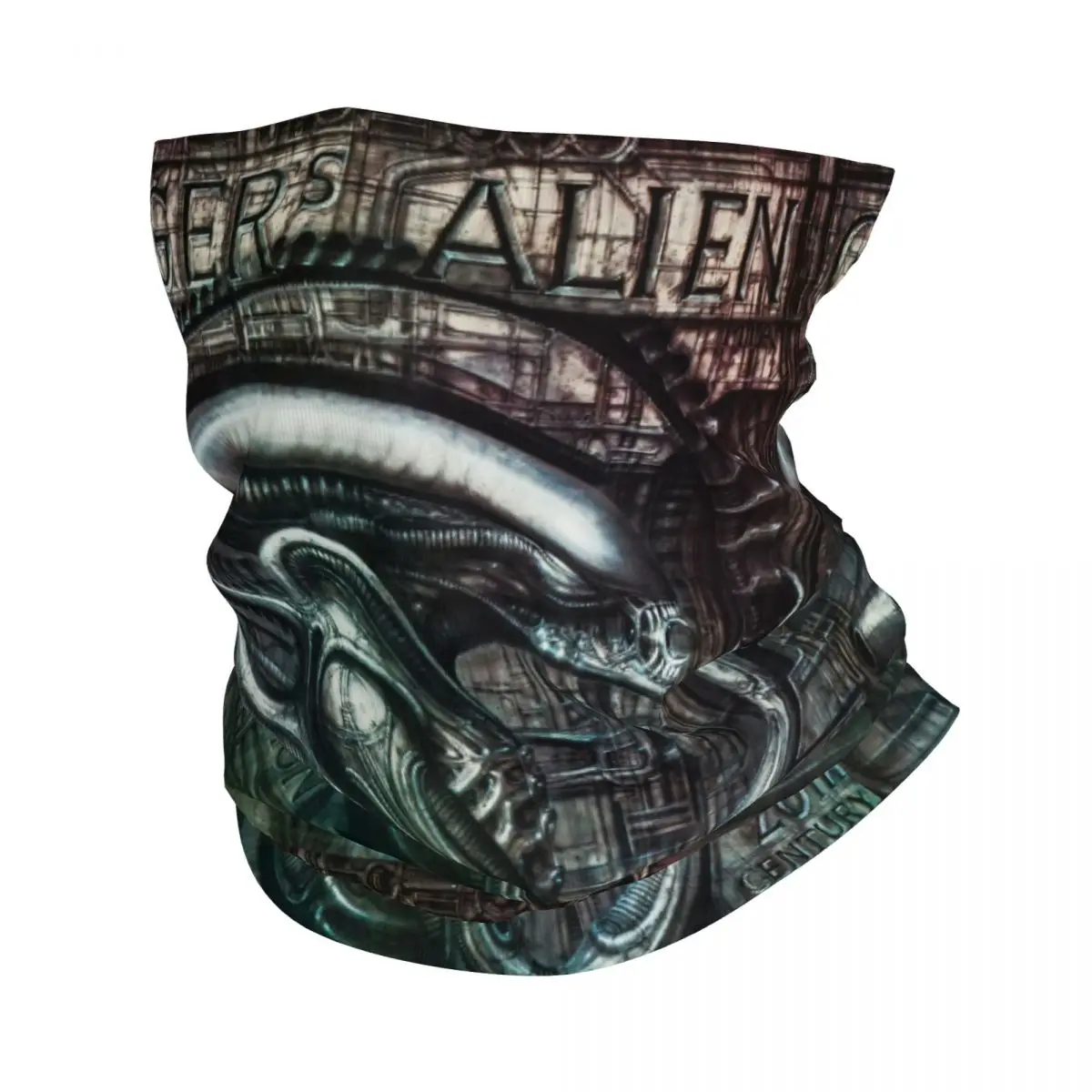 Alien Bandana Neck Cover Printed Wrap Scarf Multi-use Cycling Riding for Men Unisex Thin