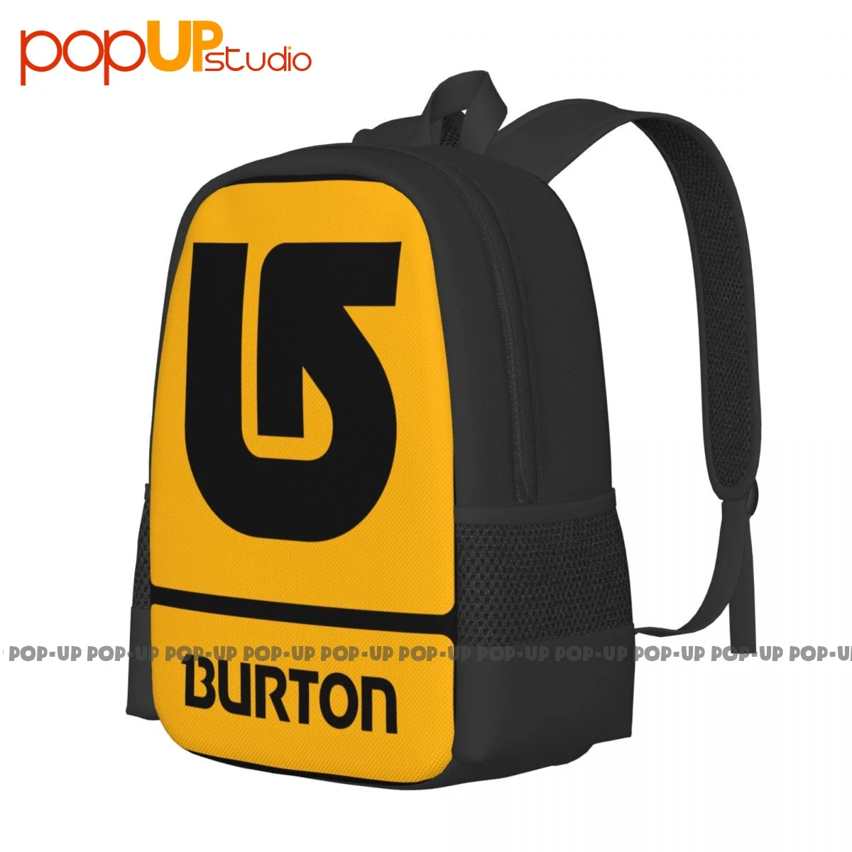 Burton Logo Vertical Snowboard Skate Surf Backpack Large Capacity Bookbag Art Print Shopping Bag Clothes Backpacks