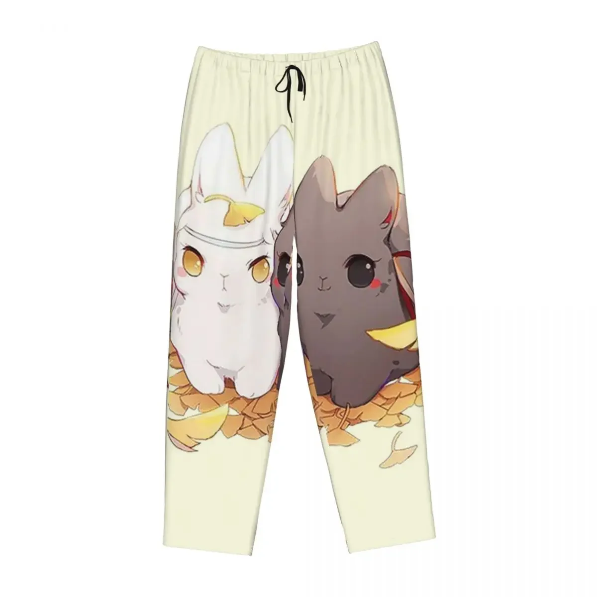 Женские пижамные брюки Custom Untamed Mdgz Wangxian Bunnies Mo Dao Zu Shi с карманами для дома и сна