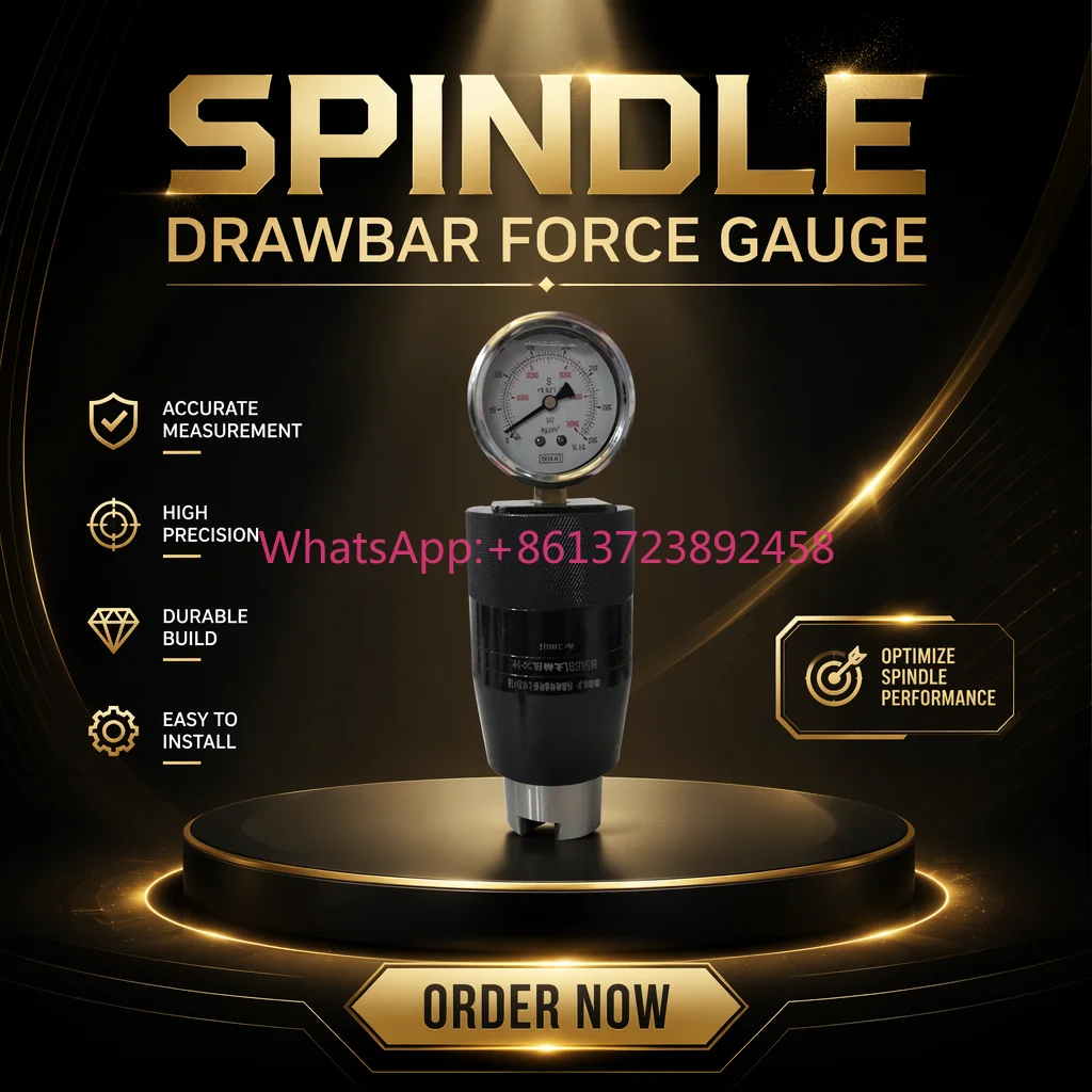 HSK63 Spindle Tension Gauge for Pull Back Force Measurement