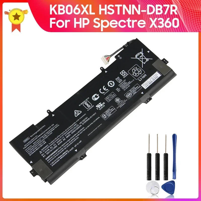 Replacement Battery KB06XL HSTNN-DB7R For HP Spectre X360 15-B Z6L01EA Z6K97EA Z6K99EA 902401-2C1 High Quality Batteries 79.2wh