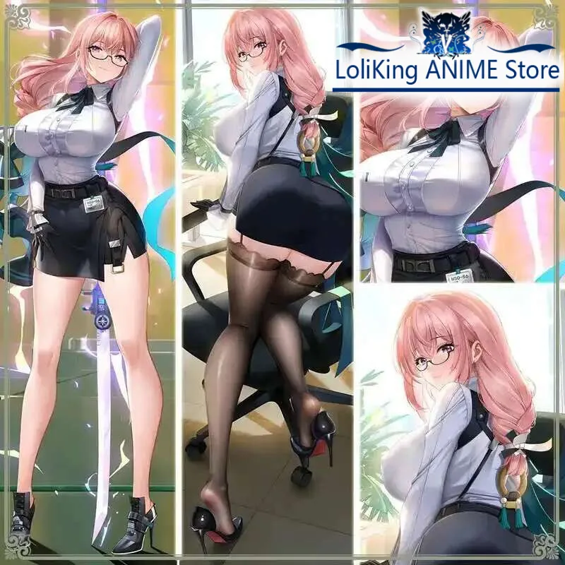 

Zenless Zone Zero Tsukishiro Yanagi Dakimakura Hing Body Pillow Case Cosplay Japanese Otaku Cushion Cover Xmas GAME