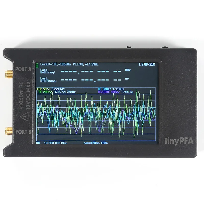 TinyPFA portable phase frequency analyzer 1 MHz to 290 MHz portable analyzer