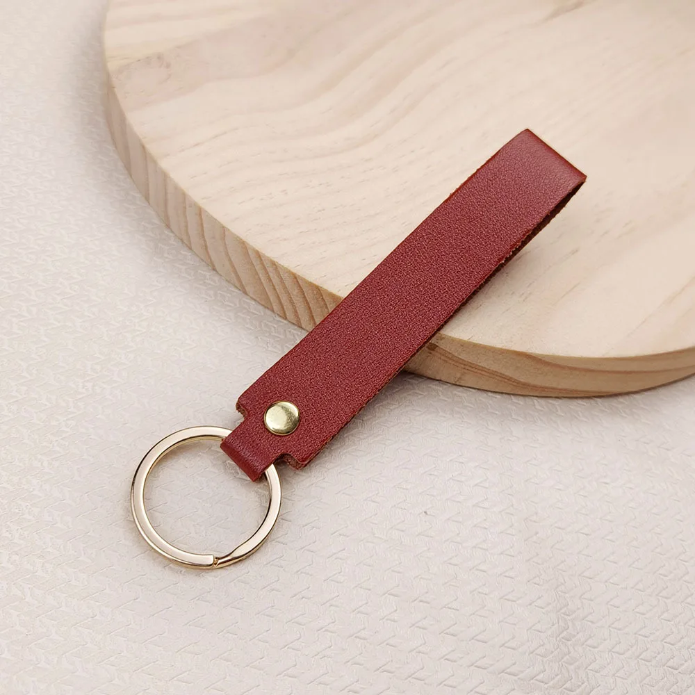 1/5 stücke PU Leder Schlüsselbund Für Männer Frauen Auto Schlüssel Strap Taille Brieftasche Schlüsselanhänger Geschenk Schlüssel Kette Schmuck Machen zubehör Liefert – Detail 2