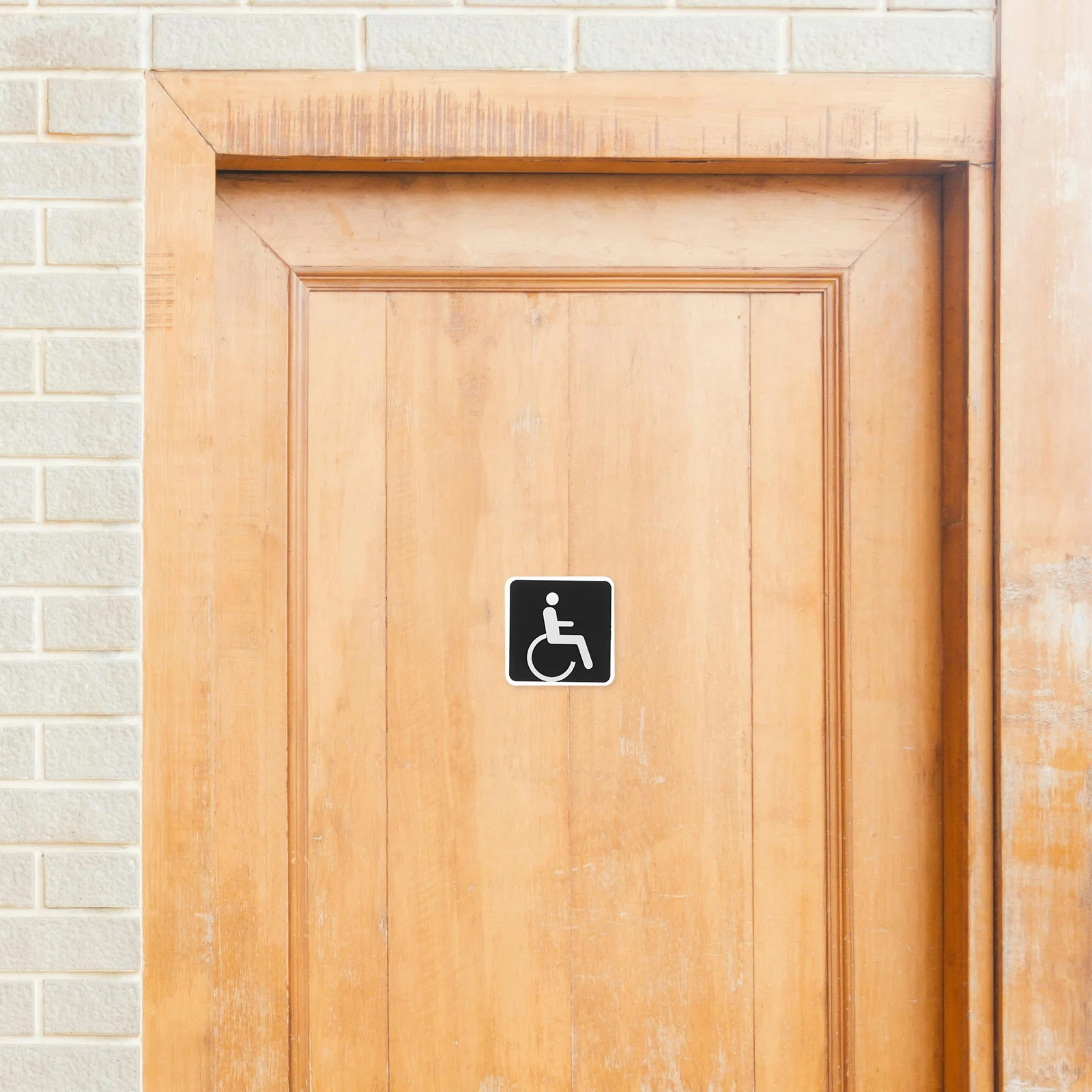 

Sticker Accessible Bathroom Signage Toilet Acrylic Restroom Decals