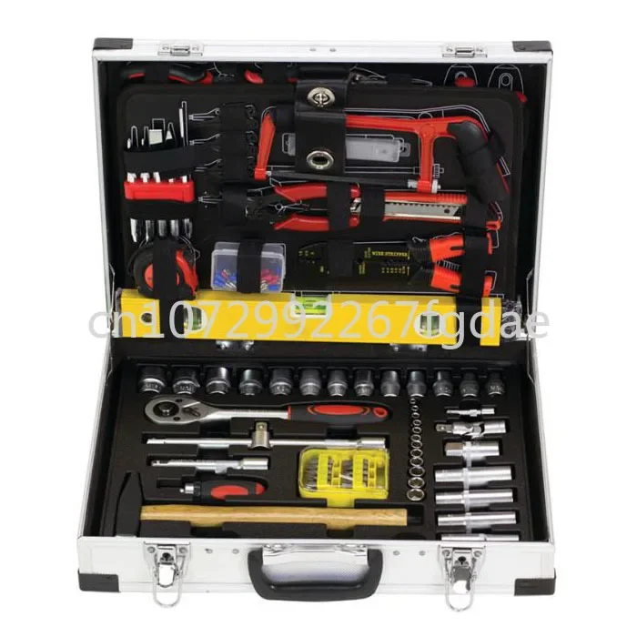 Professional 139 Pieces Chrome Vanadium Repair Kit Household Basic Tool Set Household Combination Household Tool Set