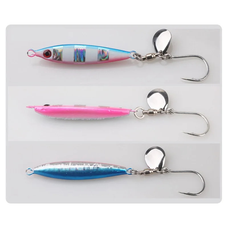 

Metal Cast Jig Spoon 15-100g Fishing Lure Long Casting Saltwater Freshwater Shore Jigging Bait for Bass Trout