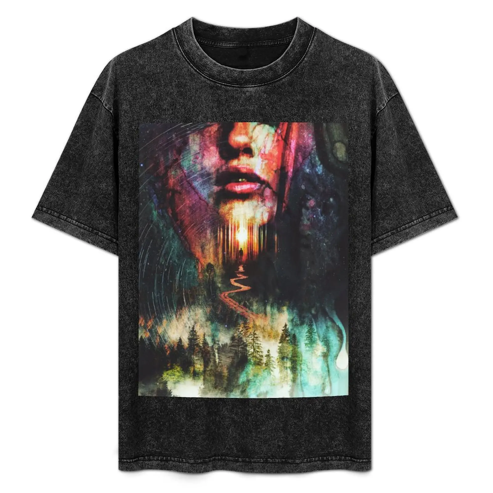 

Into the Illusion Forest T-Shirt Casual Trendy Streetwear Tee Shirt