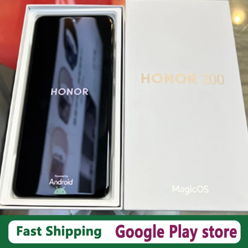 DHL Fast Delivery Honor 200 Cell Phone 100W Charge Snapdragon 7 Gen 3 Android 14.0 Dual Sim 6.7