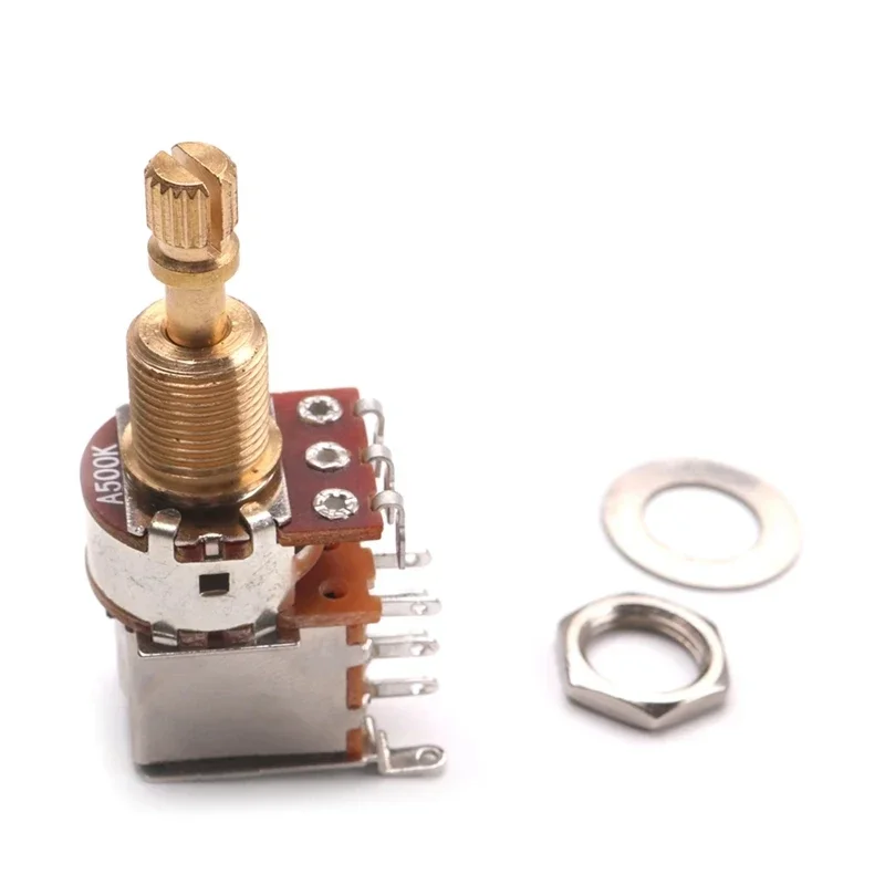 Guitar Knob A500K A250K B250K Press Control Pot Potentiometer