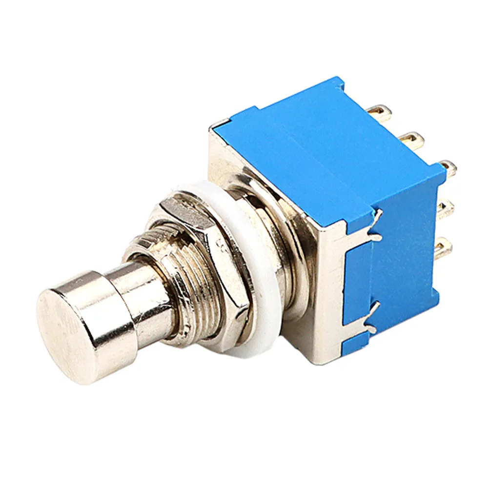 

Металлическая педаль-футсвитч для гитарных эффектов, 9-контактная, прочная, удобная в использовании, гитарная деталь, 9-контактная педаль-футсвитч