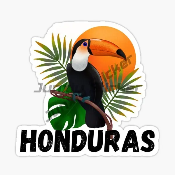 HONDURAS Diving Scenery Flag Shield Map Creative PVC Sticker Decorate Car Motorcycle Bicycle Helmet Window Wall Decal Accessorie - view 2