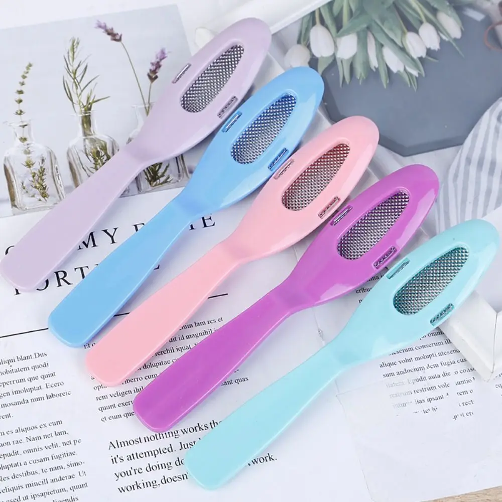 المحمولة الفولاذ المقاوم للصدأ كعب فرك أداة الكالس مزيل متعددة الوظائف طاحونة القدم يده فرك مجلس أداة العناية بالقدم