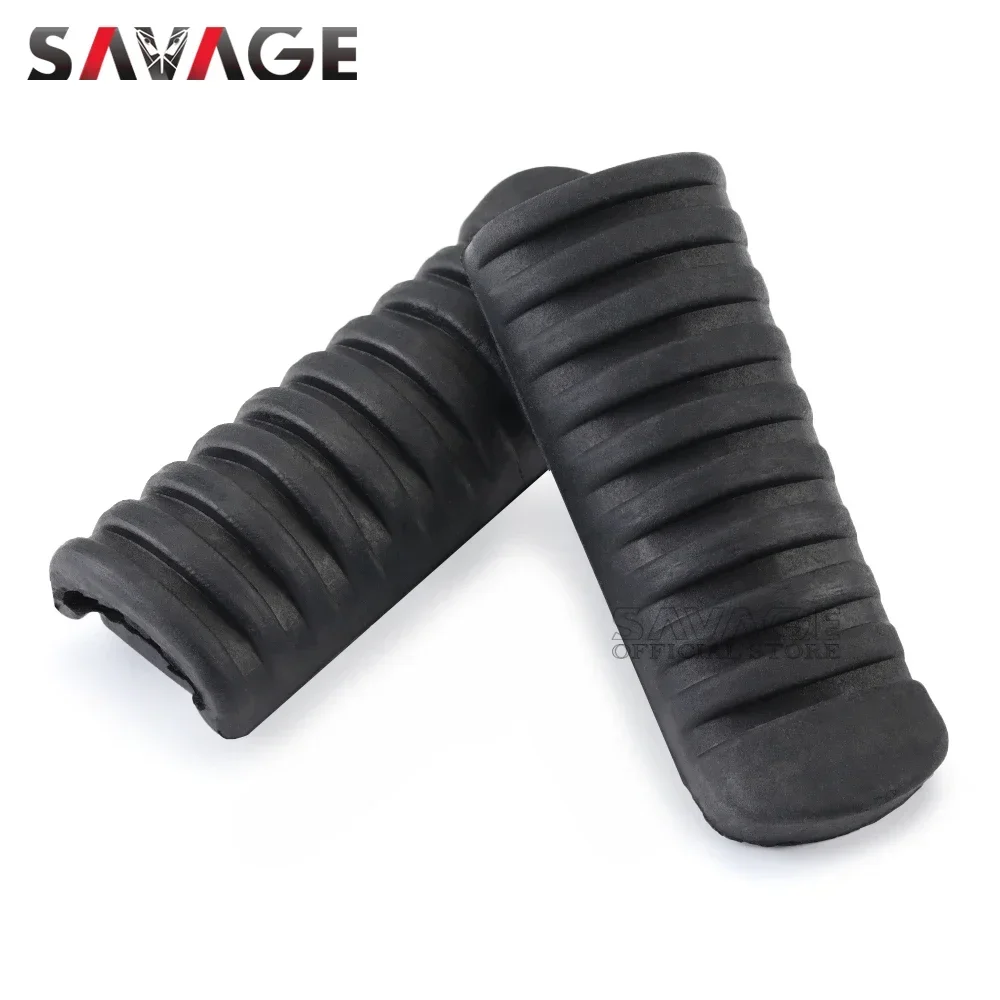 Front Footrest Foot Pegs For KAWASAKI NINJA 250 400 650 1000 VERSYS Z1000SX Z750 ER6F ZX6R ZX12R Motorcycle Rubber Pedal Pads