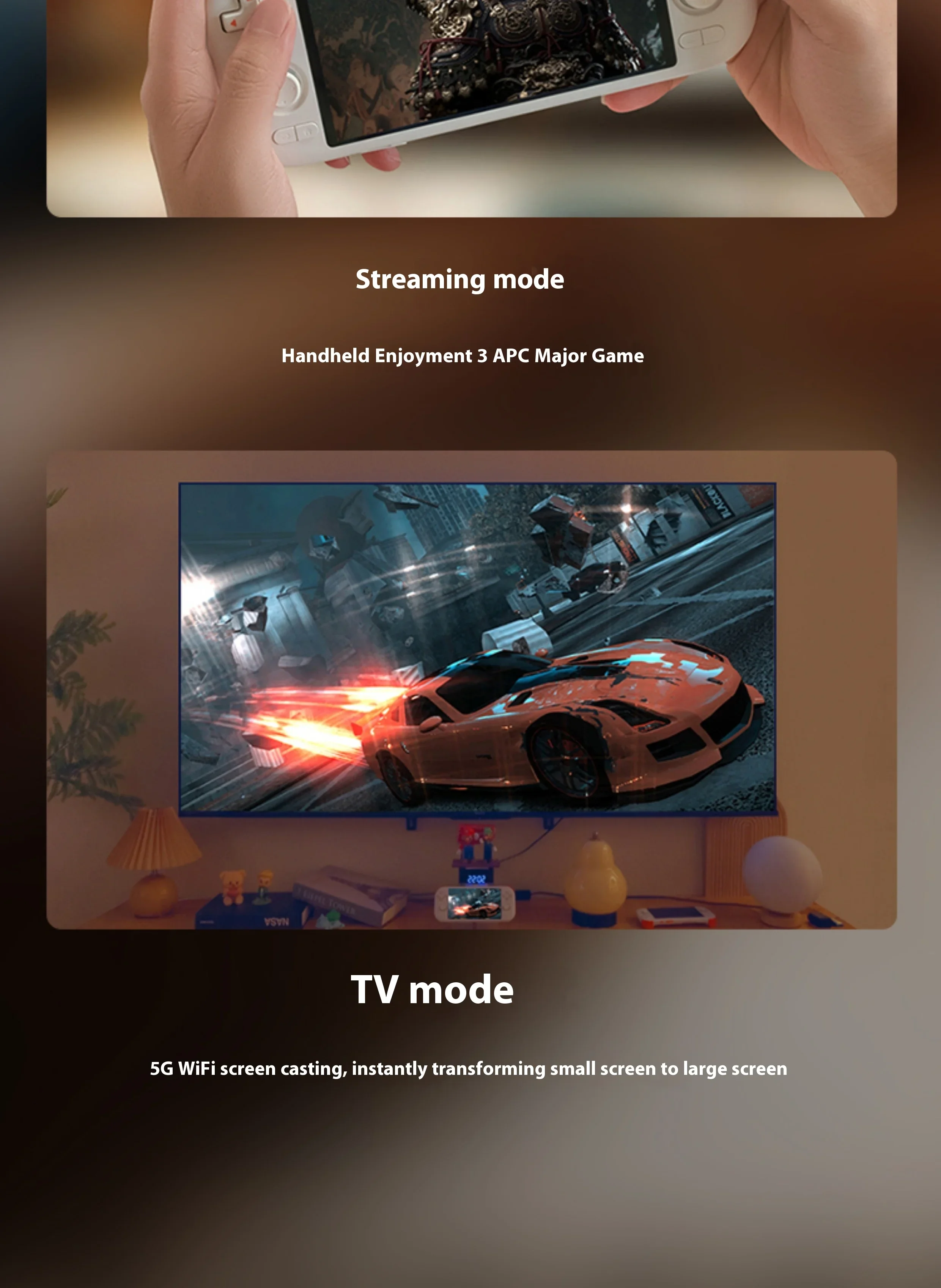 MangMi Air X Android ゲームコンソール 5.5 インチ 1080P IPS タッチ