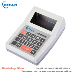 152*108*52mm Desktop Control System Junction Box ABS Plastic Housing DIY Enclosure Case For Industrial Control PCB