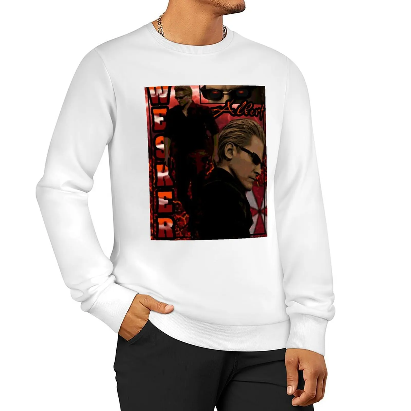 Albert Wesker 90s Graphic Tee Sweatshirt blouse fashion men mens clothes new in hoodies & sweat-shirt