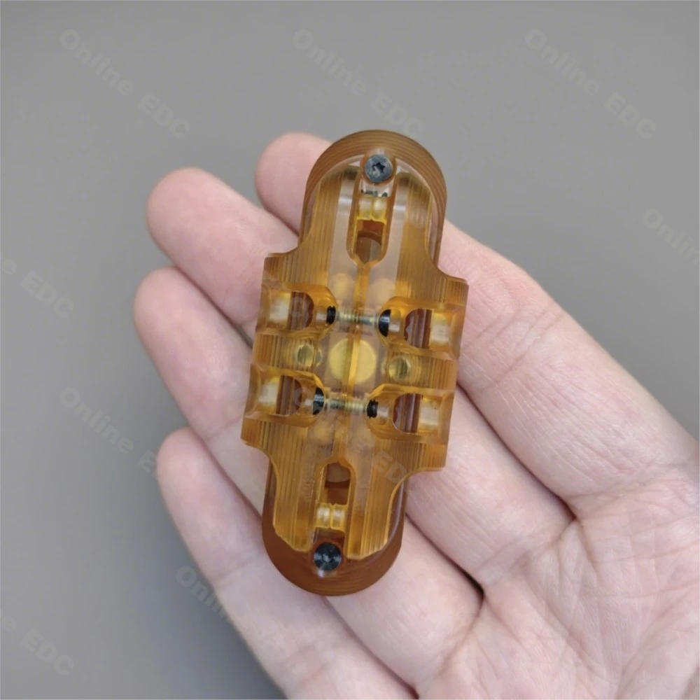 Jouets EDC d'occasion WANWU EDC, Exosquelette en métal, curseur mécanique, jouet anti-Stress pour adultes PEI