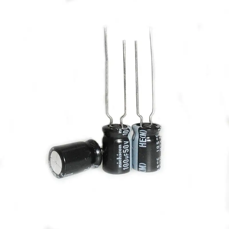 10PCS/Lote Capacitor Eletrolítico de Alumínio de Alta Frequência Baixo ESR 20% 50V 100UF 8*12MM 50V 180UF 8*19MM