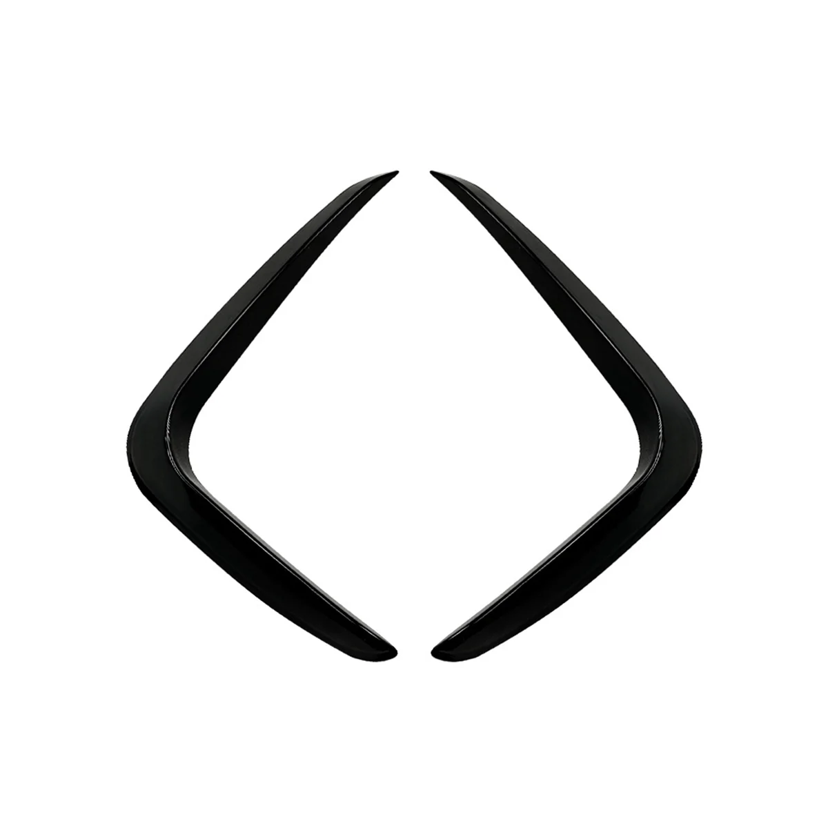 

Яркий черный ABS передний бампер, разветвитель, спойлер, противотуманная модель, Canard для BMW X3 X4 G01 G02 2018-2021 M Sport