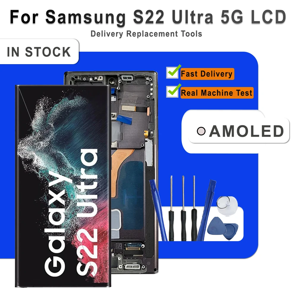 Ecran-lcd-super-amoled-pour-samsung-galaxy-s22-ultra-5g-ensemble-de-remplacement-d’ecran-tactile-et-de-numeriseur-compatible-avec-l’empreinte-digitale-et-le-s-pen