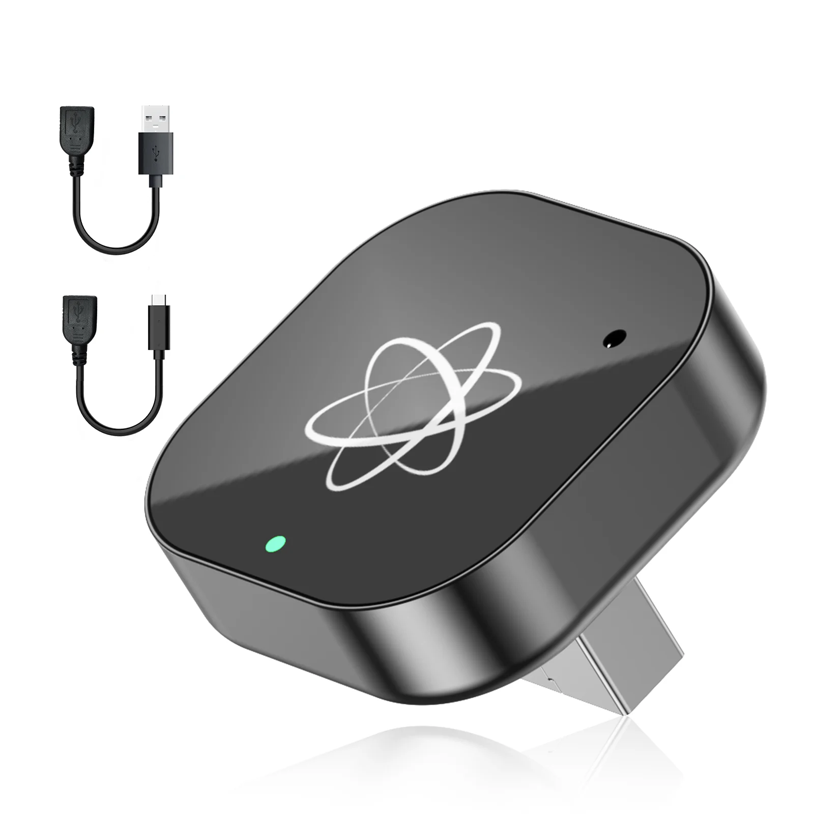 Wireless CarPlay Adapter & Android Auto Dongle, Fast Auto-Connect, Compact Plug & Play Wireless CarPlay Converter for iPhone & A