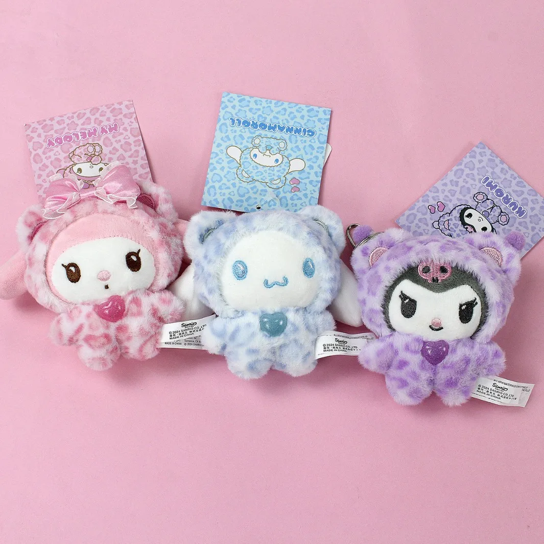 Kawaii Sanrio леопардовый принт медведь