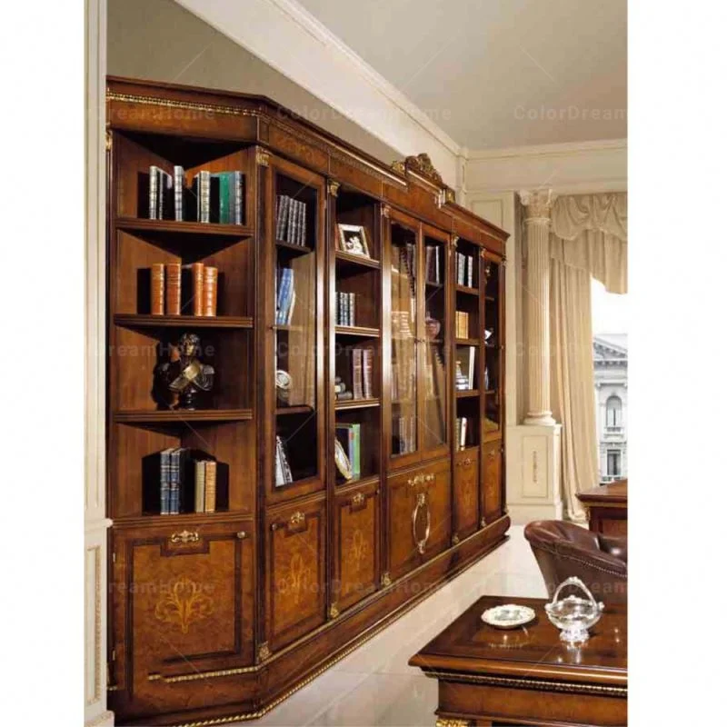 American Antique Solid Wood Large Filing Cabinet for Office Furniture