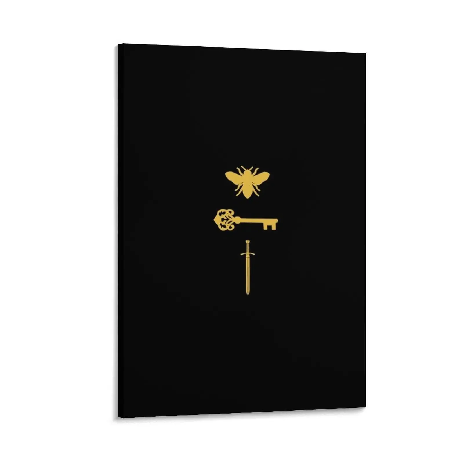 

The Starless Sea Bee Key Sword Canvas Painting room decor bedrooms decorations japanese room decor accessories for home decor