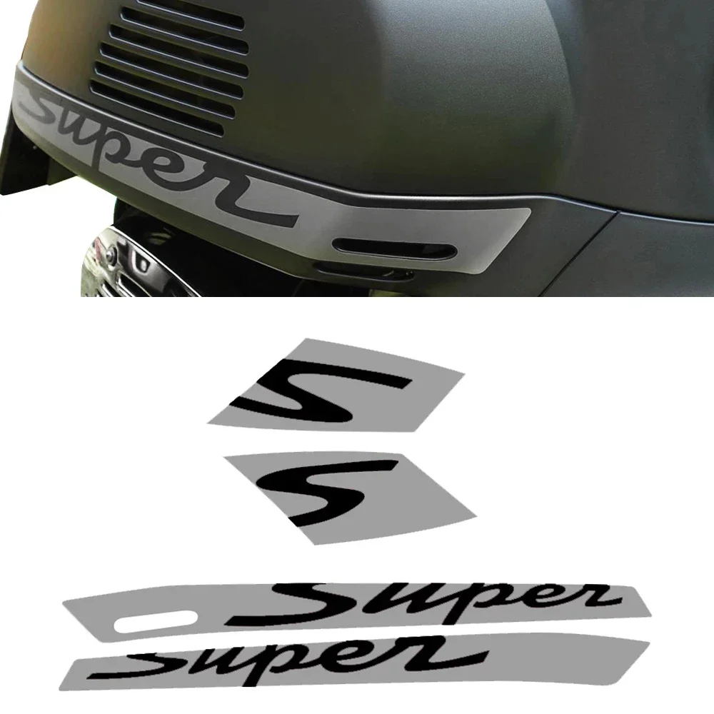 Calcomanía deportiva para motocicleta Vespa GTS 300 GTS300, pegatina "Super"