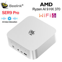 Beelink SER9 Pro Powerful Mini AI PC AMD Ryzen AI 9 HX370 32GB 64GB LPDDR5 1TB 2TB SSD Wifi6 BT5.2 for Home Desktop Computer SER
