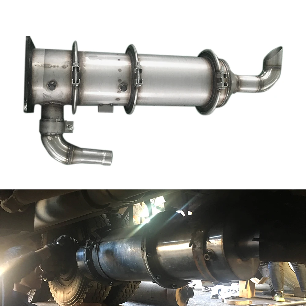 Kustomisasi Produsen Sistem Mesin Truk DPF Filter Partikulat Konverter Katalitik SKOUIO 54