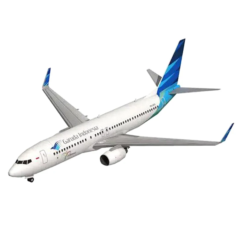 1:100 Boeing 737-800 Aircraft Airlines 3D Paper Model DIY Handmade Toys