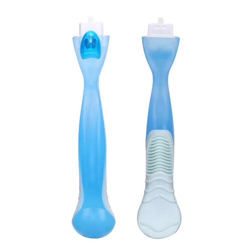 YS00063- سكين حلاقة يدوي للنساء تحت الإبط مكشطة شعر ساق خاصة متعددة الوظائف 3 طبقات #4