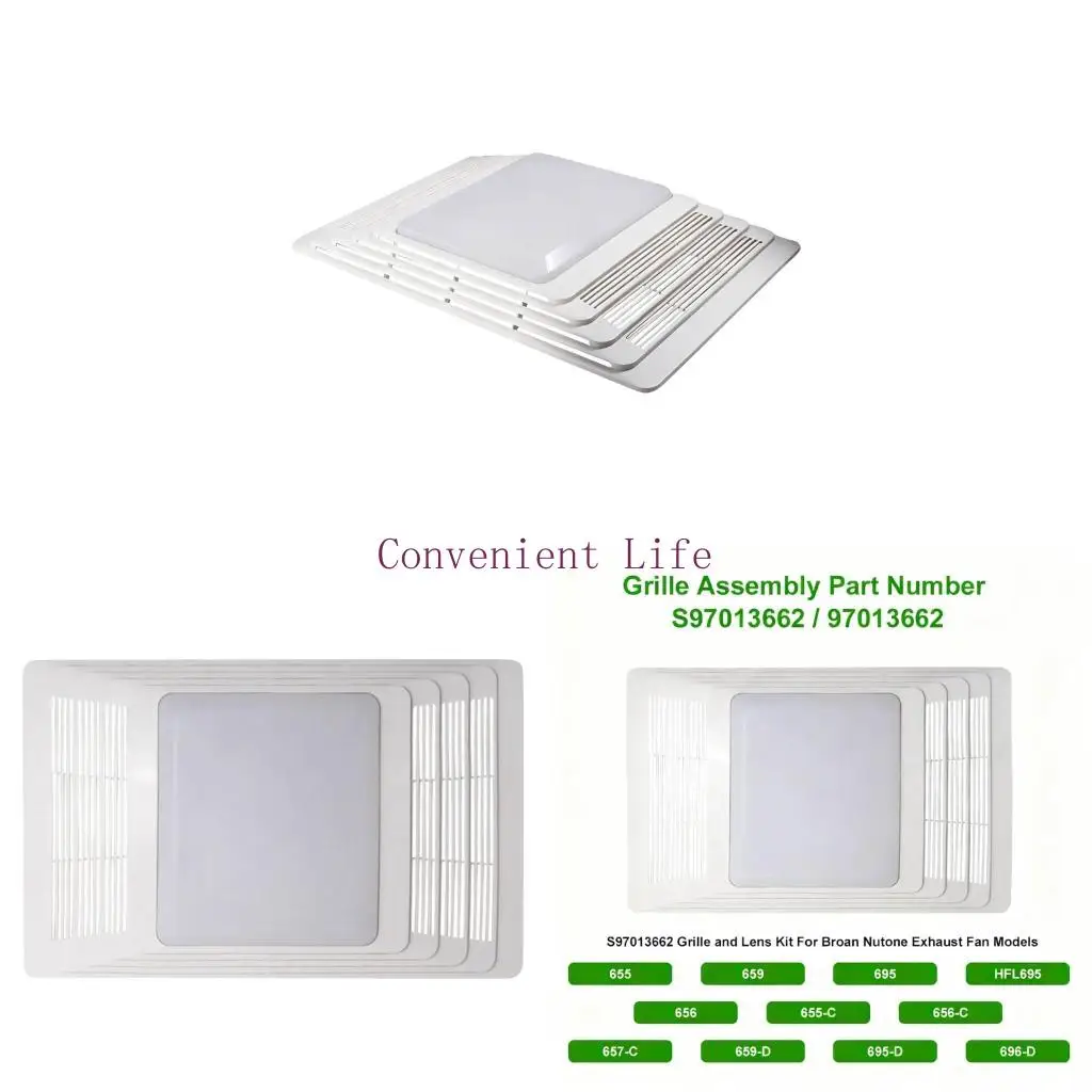 

L1EE Крышка объектива решетки вентилятора для ванной комнаты S97013662 улучшает вентиляцию воздушных потоков