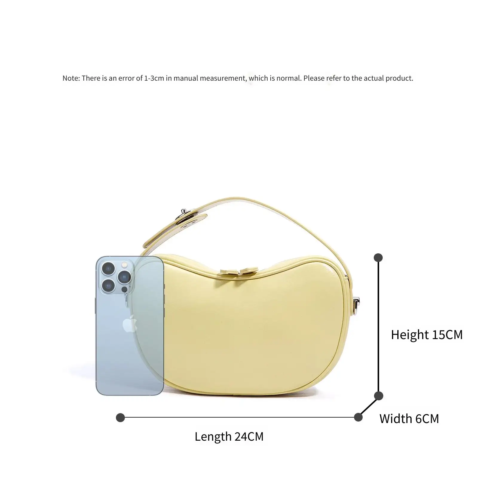 2025, erbsenförmige Lamm-Lammfell-Tragetasche für Damen, handwerkliche Umhängetasche, Boutique, gebogene Silhouette, elegante Luxus-Handtaschen