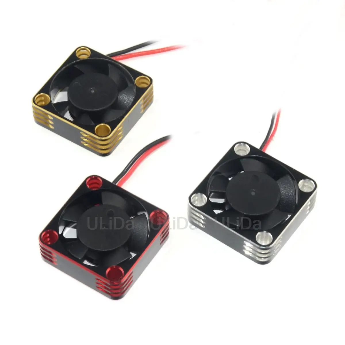 Metal Cooling Fan Motor 30mm Aluminum Cool Fan Heat Sink Fan Cover for 3650 540 550 RC Motor